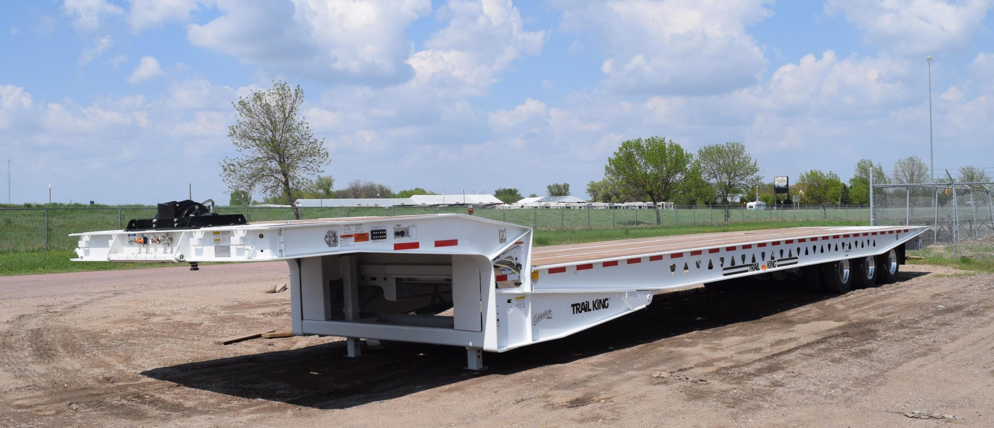 trail king sliding axle trailer